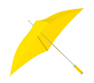 Parasol o kwadratowej czaszy, QUATRO, żółty