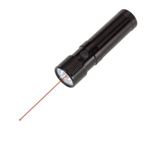 Latarka, 8 diod Led, SPOT DOT czarny