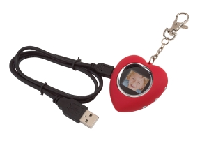 Cyfrowa ramka, LOVE PICTURE, czerwony