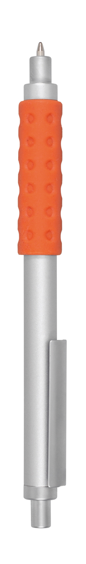 Długopis metlowy, GRIP, pomarańczowy
